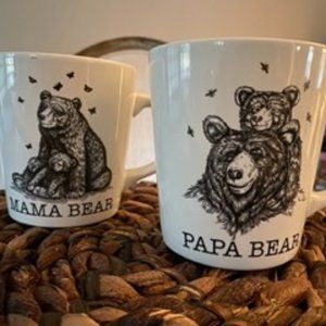 Mama Bear and Papa Bear mugs - Williams Sonoma
